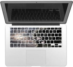 GADGETS WRAP GWSD-2021 Printed lion angry Laptop Keyboard Skin(Multicolor)