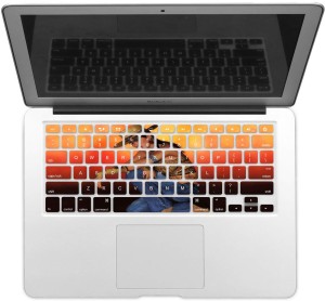 GADGETS WRAP GWSD-1374 Printed Cow Girl with Hat Laptop Keyboard Skin(Multicolor)
