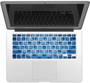 GADGETS WRAP GWSD-1252 Printed Blue Sofa Laptop Keyboard Skin(Multicolor)