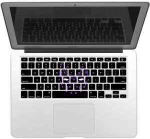 GADGETS WRAP GWSD-2258 Printed panther purple neon Laptop Keyboard Skin(Multicolor)