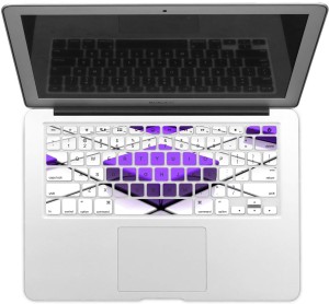 GADGETS WRAP GWSD-2360 Printed Purple Square Laptop Keyboard Skin(Multicolor)