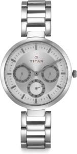 titan nf2480sm03 tagged analog watch  - for women