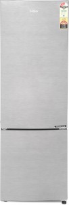 Haier 276 L Frost Free Double Door Bottom Mount 3 Star (2019) Convertible Refrigerator(Dazzel Steel, HEB-27TDS)