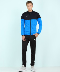 PUMA Solid Men Track Suit Buy Blue Lemonade New Navy