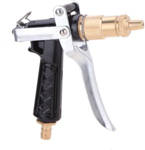 NIRVA Multifunction Metal Spray Gun with Brass Nozzle for Watering Plants, Cleaning, Car Wash Spray Gun