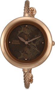 titan nh2532wm01 raga analog watch  - for women