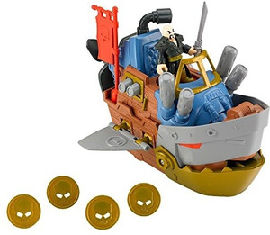 FISHER PRICE Imaginext Pirate Shark Boat Imaginext Pirate Shark