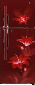 LG 260 L Frost Free Double Door 2 Star (2020) Convertible Refrigerator(Ruby Glow, GL-T292RRGY)