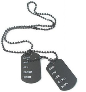 Indian army dog discount tags