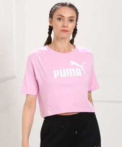 Puma pink new arrivals crop top