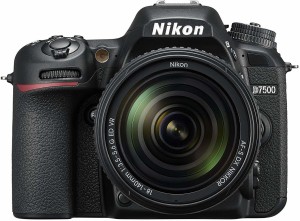 nikon d7500 dslr camera body with 18-140 mm lens(black)