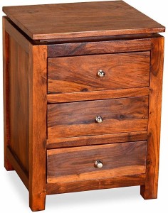 pipercrafts Sheesham Wood Solid Wood Bedside Table