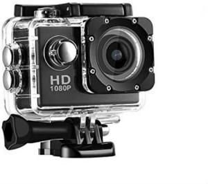 zahuu psah-2391 1080p 12mp sports waterproof camera with micro sd card slot sports and action camera(black, 12 mp)