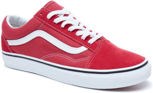 Vans Old Skool Unisex Adults Classic Suede Red Crimson True
