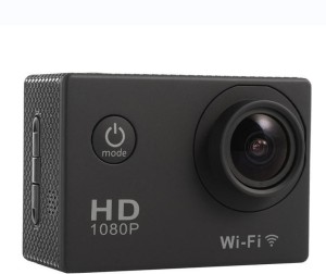 rhonnium plain 1080-hd cam-068 ™ full hd 1080p 12mp action camera sports and action camera(black, 12 mp)