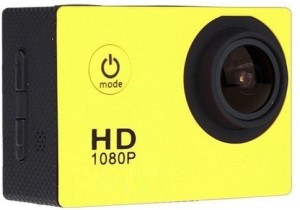 rhonnium plain 1080-hd cam-022 ™ 1080p mjpeg 2 inch lcd ip68 sports and action camera(yellow, 12 mp)