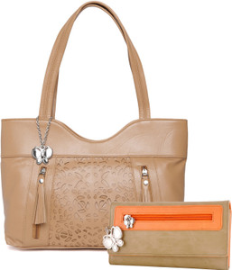 Buy Butterflies Women Beige Hand held Bag Beige Online Best Price in India Flipkart