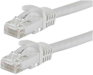 Tech-X 20m RJ45 cat6 Ethernet Patch Cable LAN Cable Internet Network Computer 20 m LAN Cable(Compatible with Computer, White)