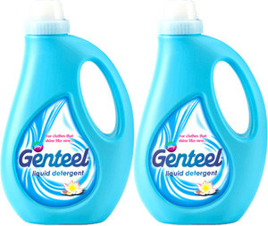 Genteel Liquid Detergent 1 kg 1 kg combo pack Detergent Powder 1