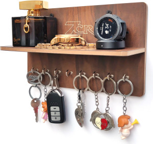 7CR Full shelf key holder WB Wood Key Holder Price in India Buy 7CR Full shelf key holder WB Wood Key Holder online at Flipkart