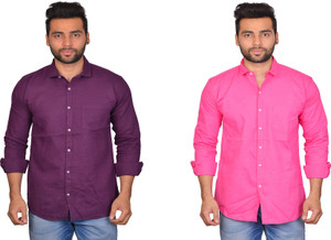 Pink purple shirt hotsell