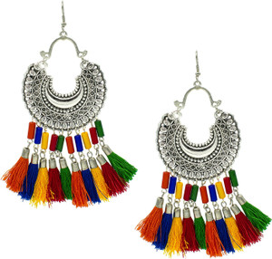 Flipkart Buy LE ZORA BOHO Collection Earrings Oxidised