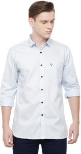 Men Solid Casual White Shirt
