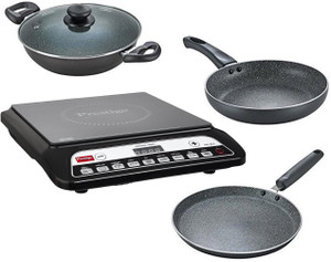 Prestige induction cooktop deals with cookware set