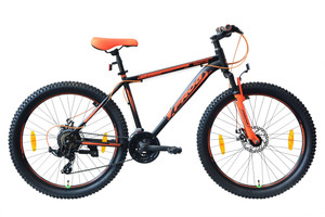 Frog Raptor Front Suspension Dual Disc Brake Bike For Adults Black