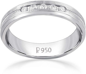 MALABAR GOLD DIAMONDS JIRR5718L PT950 Diamond Platinum ring