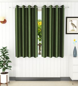 Flipkart SmartBuy 152.4 cm (5 ft) Window Polyester Curtain (Pack Of 2)