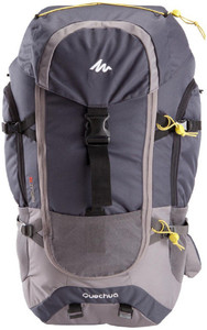 Flipkart QUECHUA by Decathlon FORCLAZ 70 LITRE TRAVEL BACKPACK GREY Haversack Haversack