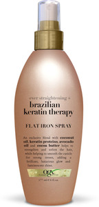 Flat iron spray brazilian keratin therapy top