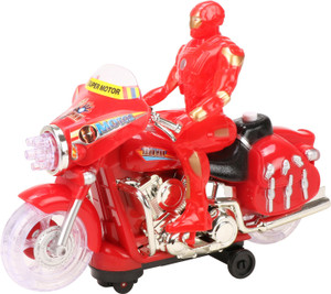 BIG MONKEY TOYS Iron Man Motorcycle Red