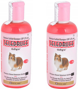 Pet Care seledruff shampoo for dog Anti parasitic Anti microbial