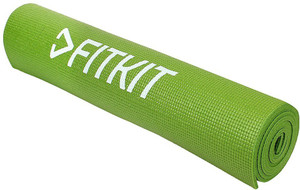 FITKIT FKYM04 G Yoga Mat 6mm Green 6 mm Yoga Mat Buy FITKIT