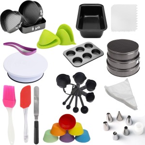 Cake Decorating Supplies Kit,310 PCS Baking Supplies Set with Icing Piping  Tips & Russian Nozzles with Pattern Chart,Piping Bags,Mother's Day Gift :  Buy Online at Best Price in KSA - Souq is