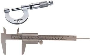 Working of vernier outlet caliper