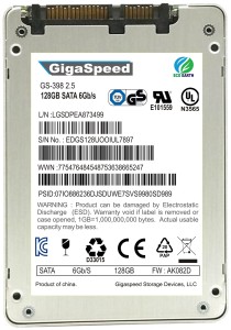 GIGASPPEED SATA 128 GB Laptop Internal Solid State Drive (GS-398)