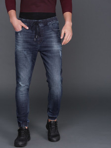 Buy WROGN Jogger Fit Men Blue Jeans Online at Best Prices in