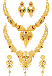Mansiyaorange alloy hotsell jewel set