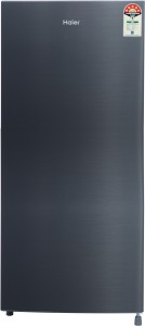 Haier 195 L Direct Cool Single Door 5 Star (2019) Refrigerator(Shiny Steel, HRD-1955CSS-E)