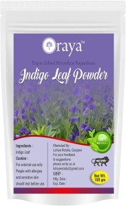 Oraya 100% Pure & Natural Indigo Leaf Powder Hair Colour-(100gm) , green