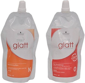 Permanent hair deals straightening gel