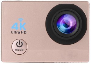 lizzie 4k sport action camera, 2 inch lcd screen 16 mp full hd 1080p 60fps sports and action camera(gold, 16 mp)