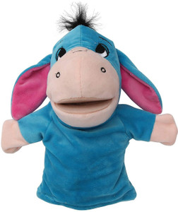 Kuhu Creations Animal Sky Blue Donkey Hand Puppets Price in