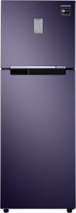 Samsung 275 L Frost Free Double Door 3 Star (2019) Refrigerator(Pebble Blue, RT30R3423UT/HL)