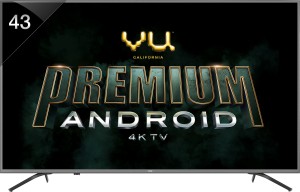 Vu Premium Android 108cm (43 inch) Ultra HD (4K) LED Smart TV(43 OA / 43 OA -V1)
