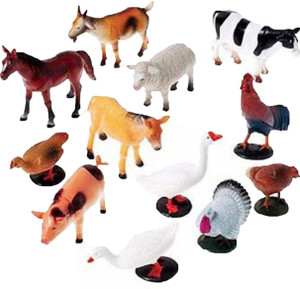 Domestic animals toys hot sale set