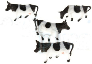 Plastic outlet cow figurines